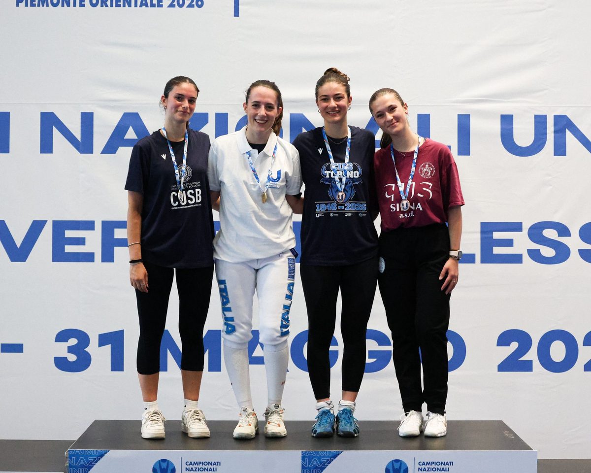 SCHERMA: campionati nazionali universitari,il bronzo di Caterina Scarselli