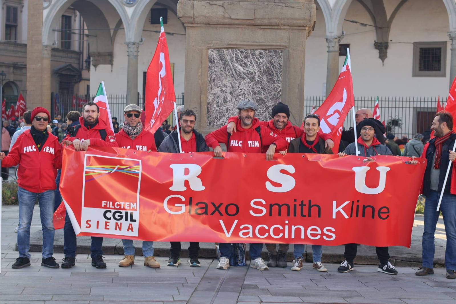 GSK Vaccines presenta il piano industriale, CGIL: &ldquo;Finalmente si parla anche del sito di Siena&rdquo;.