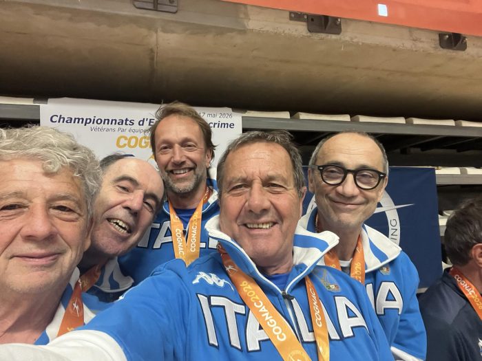 Scherma: Europei Master a squadre, Fabio Miraldi sale sul tetto d&rsquo;Europa
