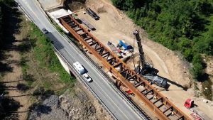 E78 Siena-Grosseto, completato il varo del viadotto "Ornate" sul Lotto 9