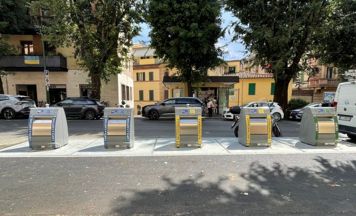 Raccolta rifiuti a Siena, attiva anche l'isola ecologica interrata in Viale Vittorio Emanuele II
