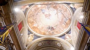 La Contrada della Tartuca restituisce splendore all&rsquo;Oratorio di Sant&rsquo;Antonio: completato il restauro della cupola e degli affreschi