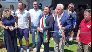 Giani a Castiglione d&rsquo;Orcia per l&rsquo;inaugurazione del nuovo impianto sportivo comunale