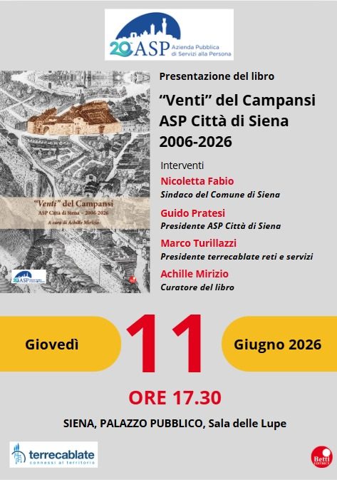 Asp Città di Siena, vent’anni di attività raccontati in un libro tra passato e…