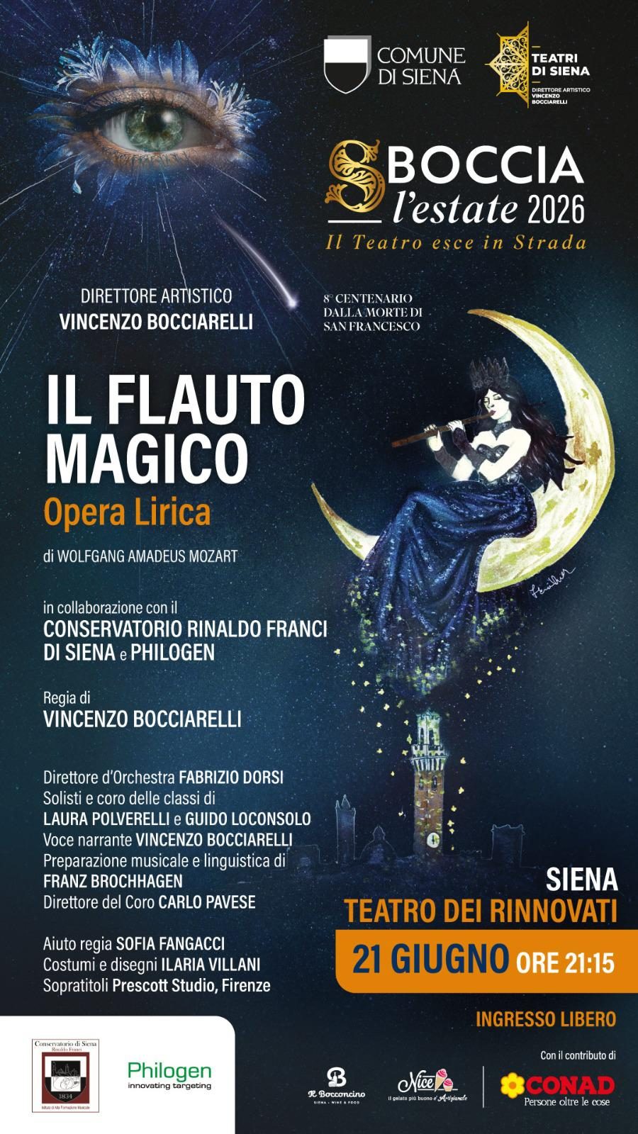 Al via le prenotazioni per “Il Flauto Magico” di Mozart ai Rinnovati