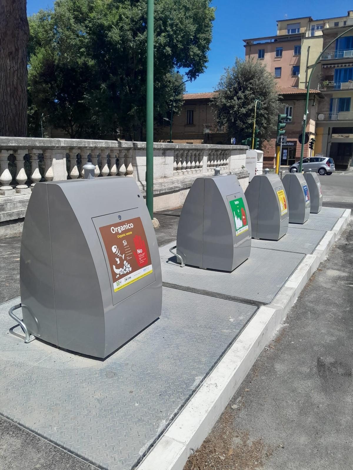 Comunicato stampa attivazione postazione interrata di piazza Amendola (Siena)