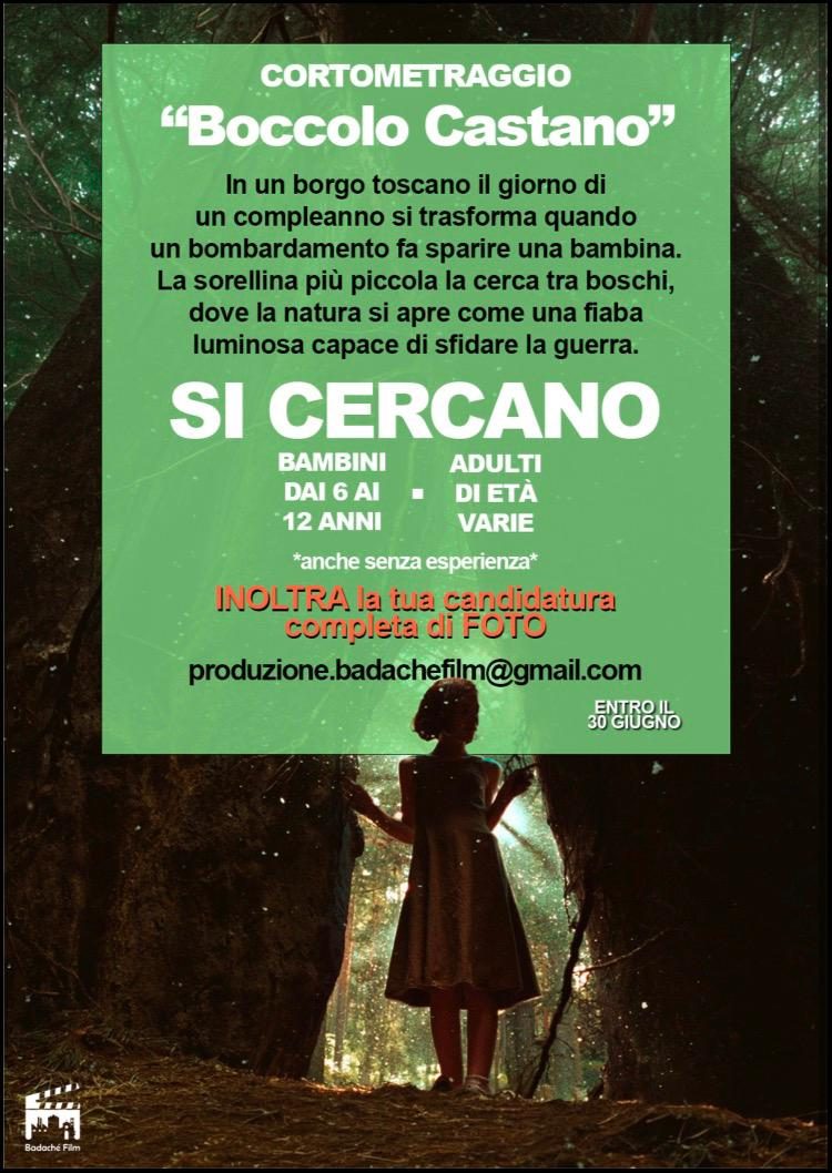 Casting a Colle di Val d’Elsa per il cortometraggio Boccolo Castano