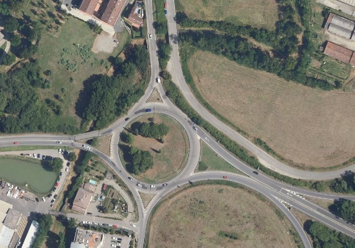Poggibonsi, operazione strade: asfaltatura in vista per la rotatoria di Drove