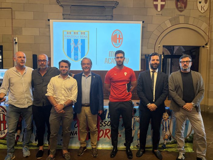Valentino Mazzola e Milan insieme per i giovani. Pianigiani: "Un sogno che riempie d&rsquo;orgoglio Siena"