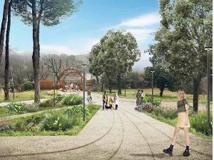 Rigenerazione urbana a Chianciano Terme. Nuovo ingresso al Parco Fucoli, via ai lavori