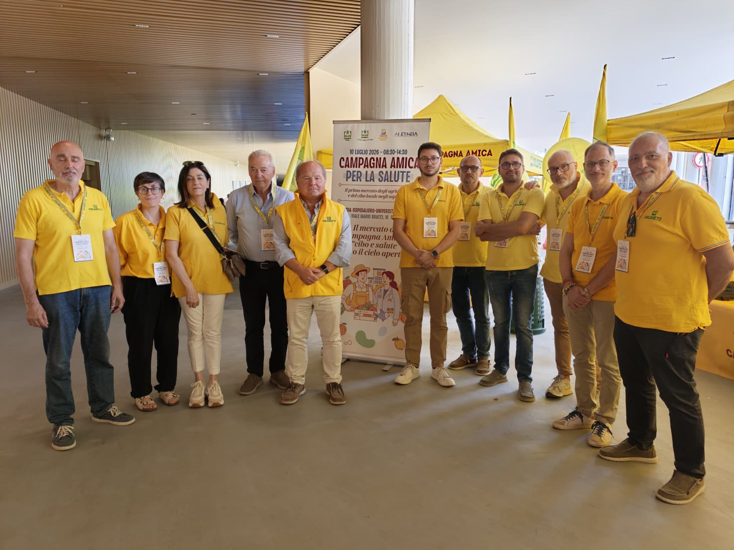 Coldiretti alle Scotte con "Campagna Amica per la Salute": il mercato contadino entra in ospedale