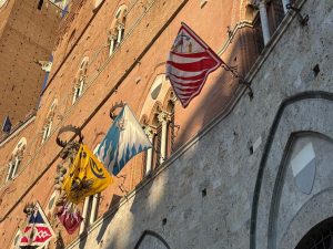 Palio di agosto. Estrazione: Aquila, Onda, Giraffa