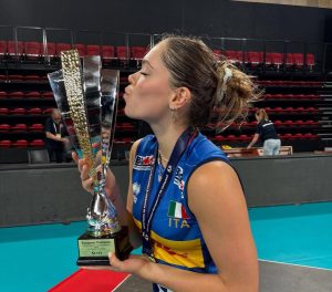 Helena Sassolini sul tetto d&rsquo;Europa: oro Under 22 e premio come miglior palleggiatrice