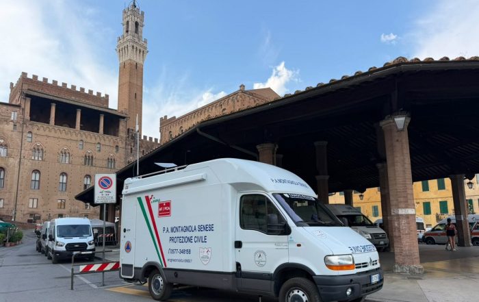 Palio luglio 2026: la tecnologia della Montagnola Senese si conferma al centro della macchina dei soccorsi