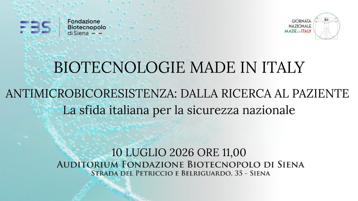 Antimicrobicoresistenza, al Biotecnopolo di Siena le eccellenze della ricerca i…
