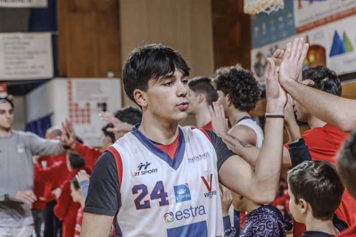 Basket, conferma importante per la Virtus: Andrea Cini ancora in rossoblu