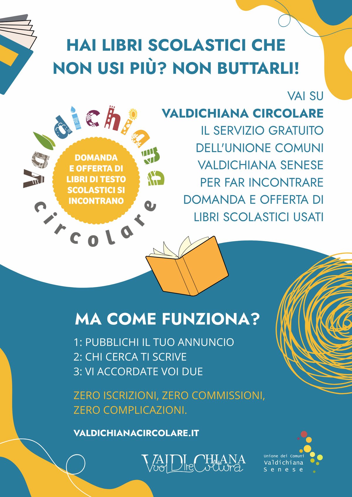 UNIONE COMUNI VALDICHIANA SENESE_Libri scolastici usati, nasce Valdichiana Circ…