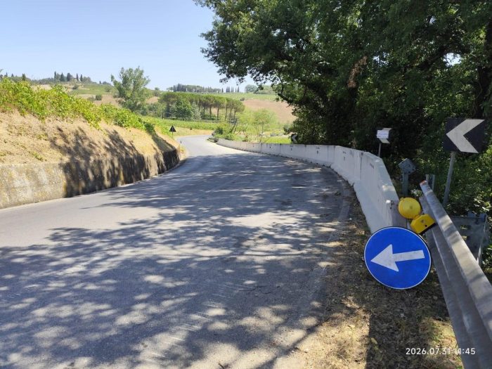 Provincia di Siena, 1,6 milioni per le strade: via libera ai fondi per sistemare 5 frane