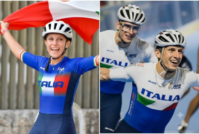 La Polisportiva Mens Sana brilla agli Europei di pattinaggio corsa