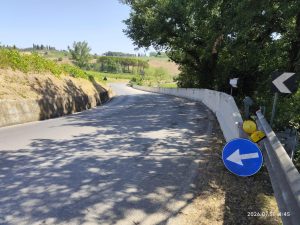 San Gimignano, riaperta a doppio senso la SP 1 in localit&agrave; Sovestro