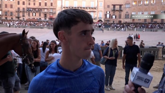 Palio di Siena, Prove Regolamentate. Lesto, dopo il debutto la fiducia cresce: &ldquo;I rapporti si sono solidificati, vediamo come si sistemano i cavalli&rdquo;