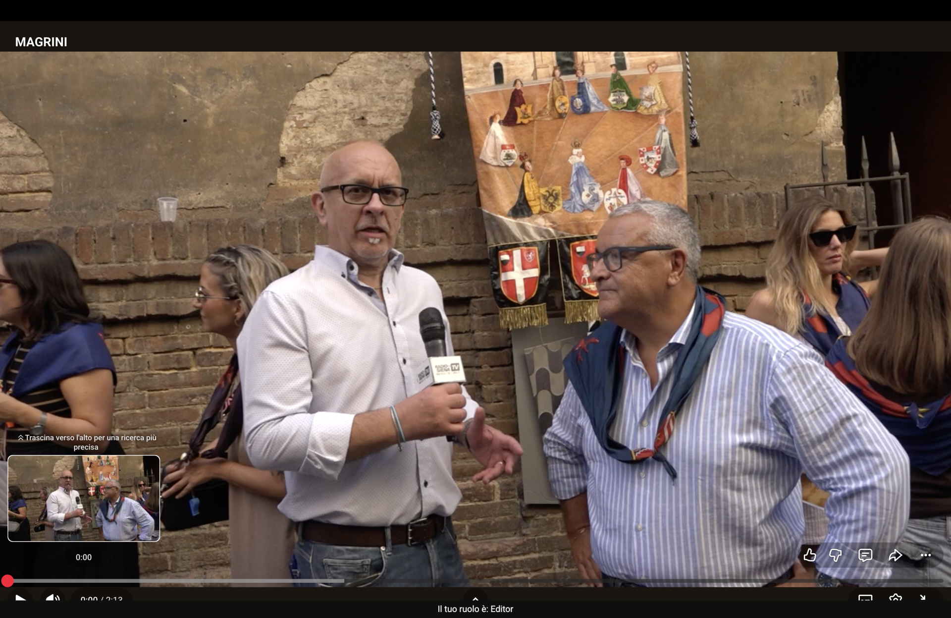 Palio di Siena, Magrini (Nicchio): "Anda e Bola era il cavallo giusto per quel grido: andare e volare"