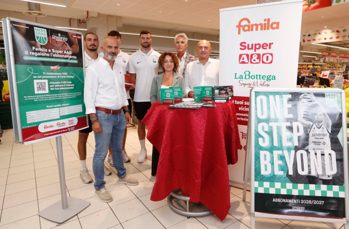 Sendero Mens Sana Basketball, al via la campagna abbonamenti One Step Beyond