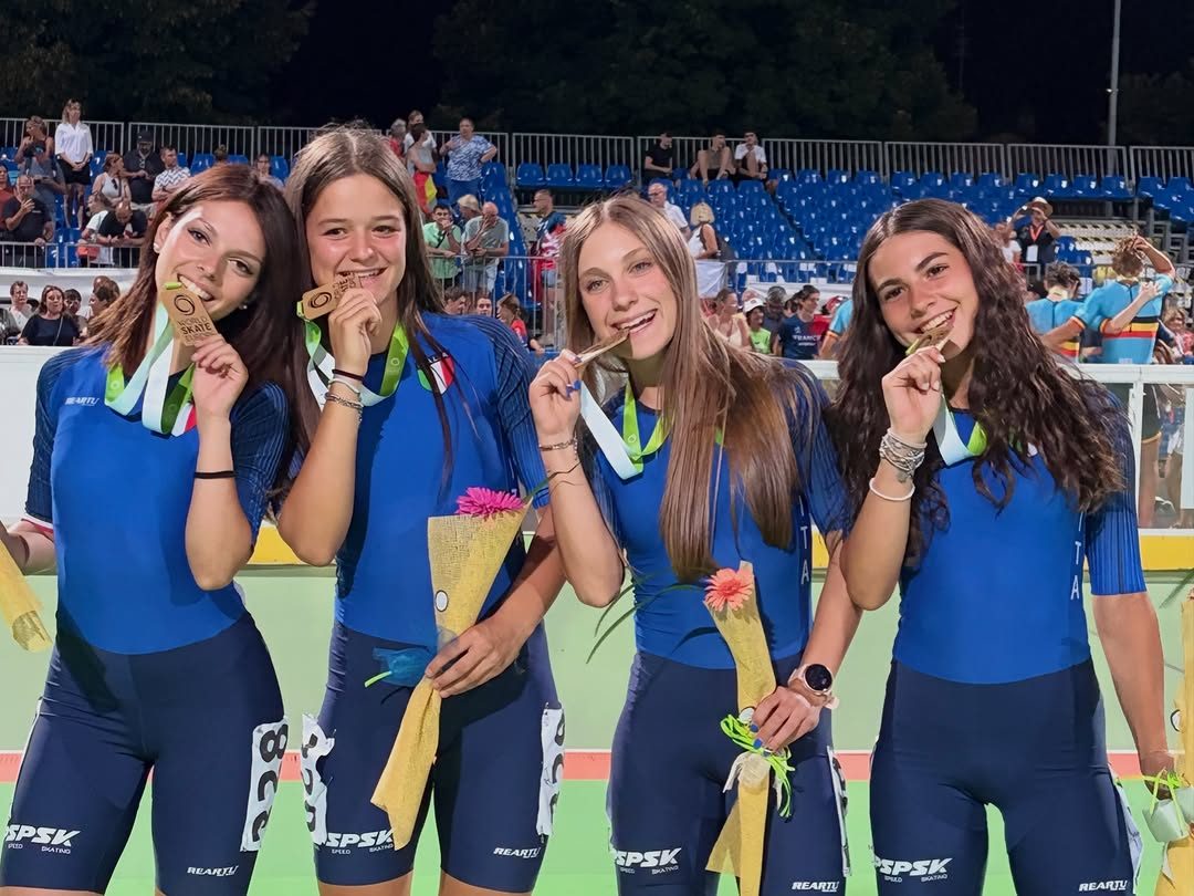 Mens Sana Pattinaggio Corsa: pioggia di medaglie ai Campionati Europei