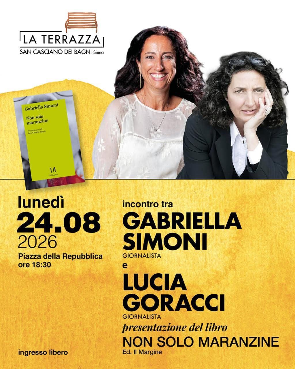 LA TERRAZZA_ Il coraggio del racconto: Gabriella Simoni a La Terrazza di San Ca…