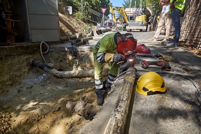 Siena, Strada di Busseto: completata la sostituzione della rete gas