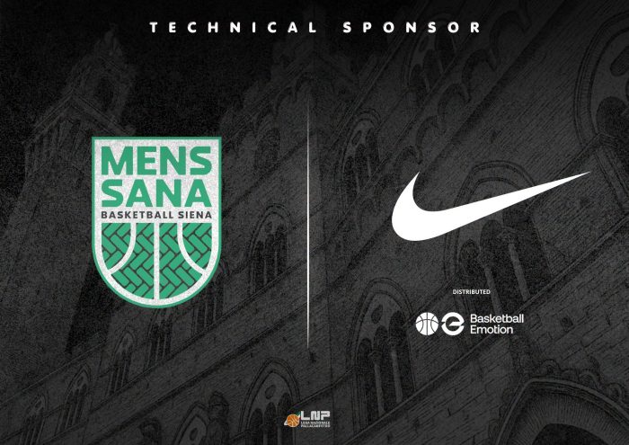 Basket, la Mens Sana vestir&agrave; Nike nella stagione 2026/27