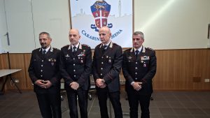 Tre nuovi ufficiali al comando provinciale dei Carabinieri di Siena