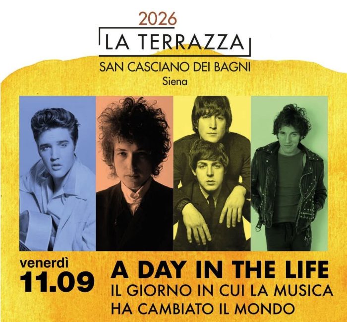 La Terrazza a San Casciano dei Bagni, arriva il viaggio musicale nella storia del rock