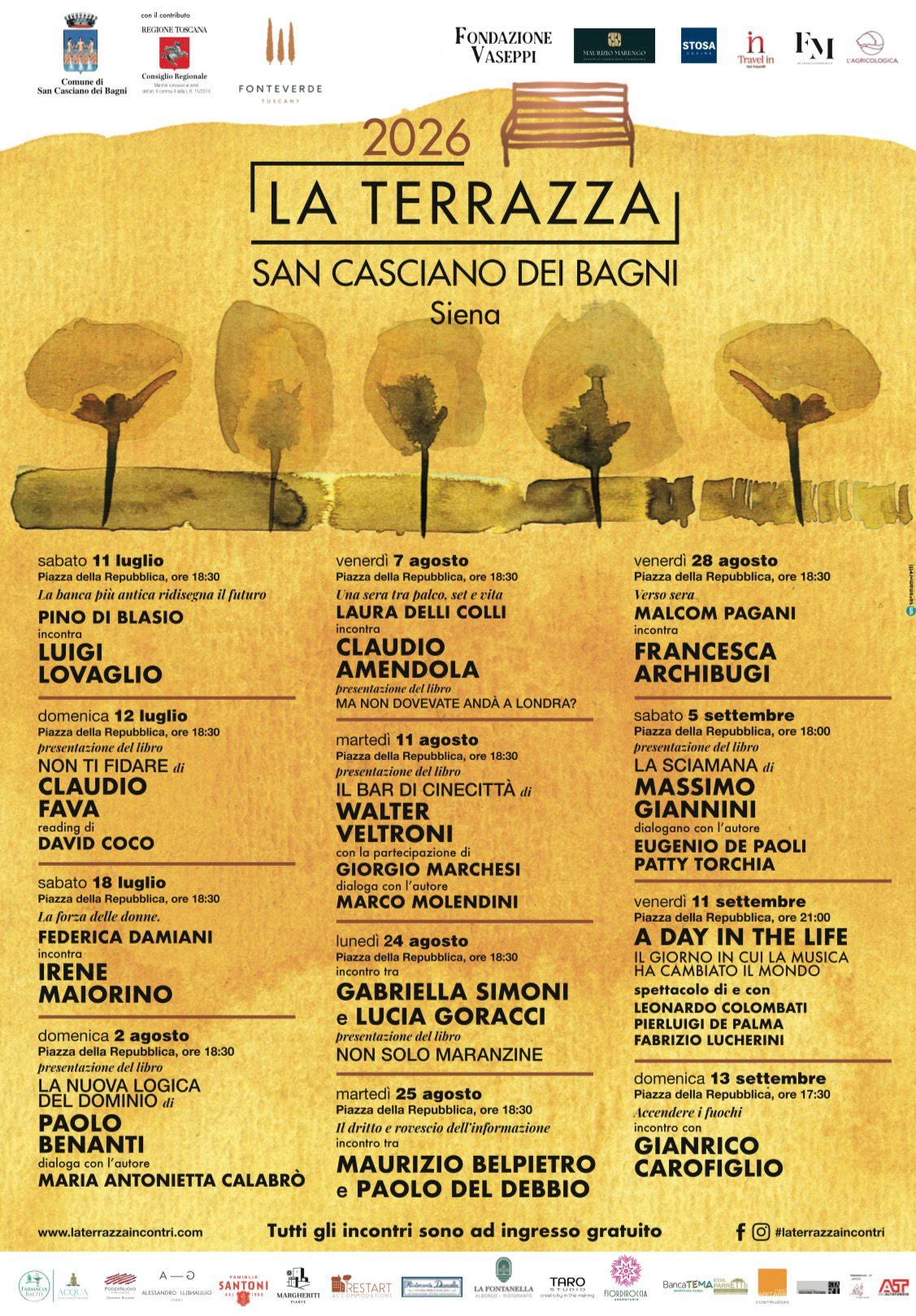 LA TERRAZZA_ La Terrazza a San Casciano dei Bagni, arriva il viaggio musicale n…