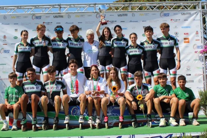 Mens Sana Pattinaggio Corsa stellare: primo posto assoluto ai Campionati Italiani Strada