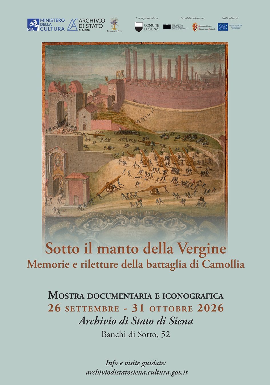 26 SETTEMBRE: ANTEPRIMA MOSTRA “SOTTO IL MANTO DELLA VERGINE – Memorie e rilett…