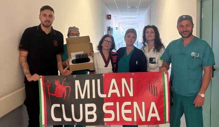 Il Milan Club Siena dona 16 cercapersona all&rsquo;ospedale di Nottola