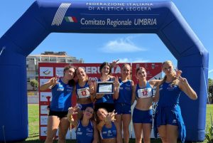 Colle Val d'Elsa, Atletica 2005 sul podio a Perugia: terzo posto nella finale nazionale B Allieve