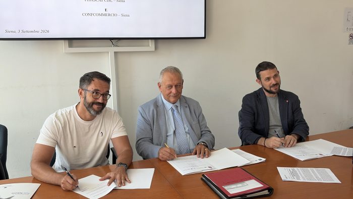 Siena, un tavolo contro il dumping contrattuale: intesa tra Confcommercio e sindacati