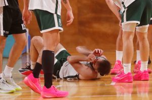 Mens Sana, vittoria con Latina: durante la gara infortunio per Jokic