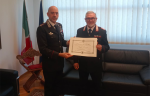 Carabinieri, la Medaglia Mauriziana al Luogotenente Gerardo Salvio per 50 anni di servizio