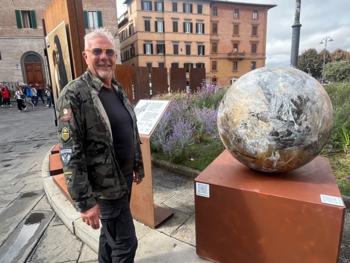 Siena Awards, in Piazza Matteotti inaugurata l&rsquo;opera di Daniele Zacchini