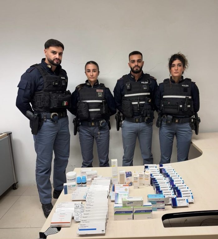 Polizia di Siena, 22enne arrestato con Fentanil e altri stupefacenti: sequestrate anche 81 confezioni di psicofarmaci