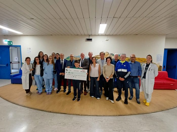 Siena, Ride for Children 2026: donati 1.000 euro alla Pediatria delle Scotte