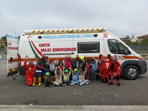 Settimana della Protezione Civile: la Pubblica Assistenza Val d&rsquo;Arbia incontra i bambini della Scuola dell&rsquo;Infanzia "Arcobaleno" di Ponte a Tressa