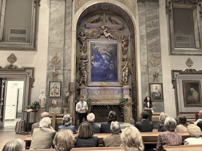 Siena, torna a splendere la pala di San Francesco in Campansi: terminato il restauro dell&rsquo;opera del Locatelli