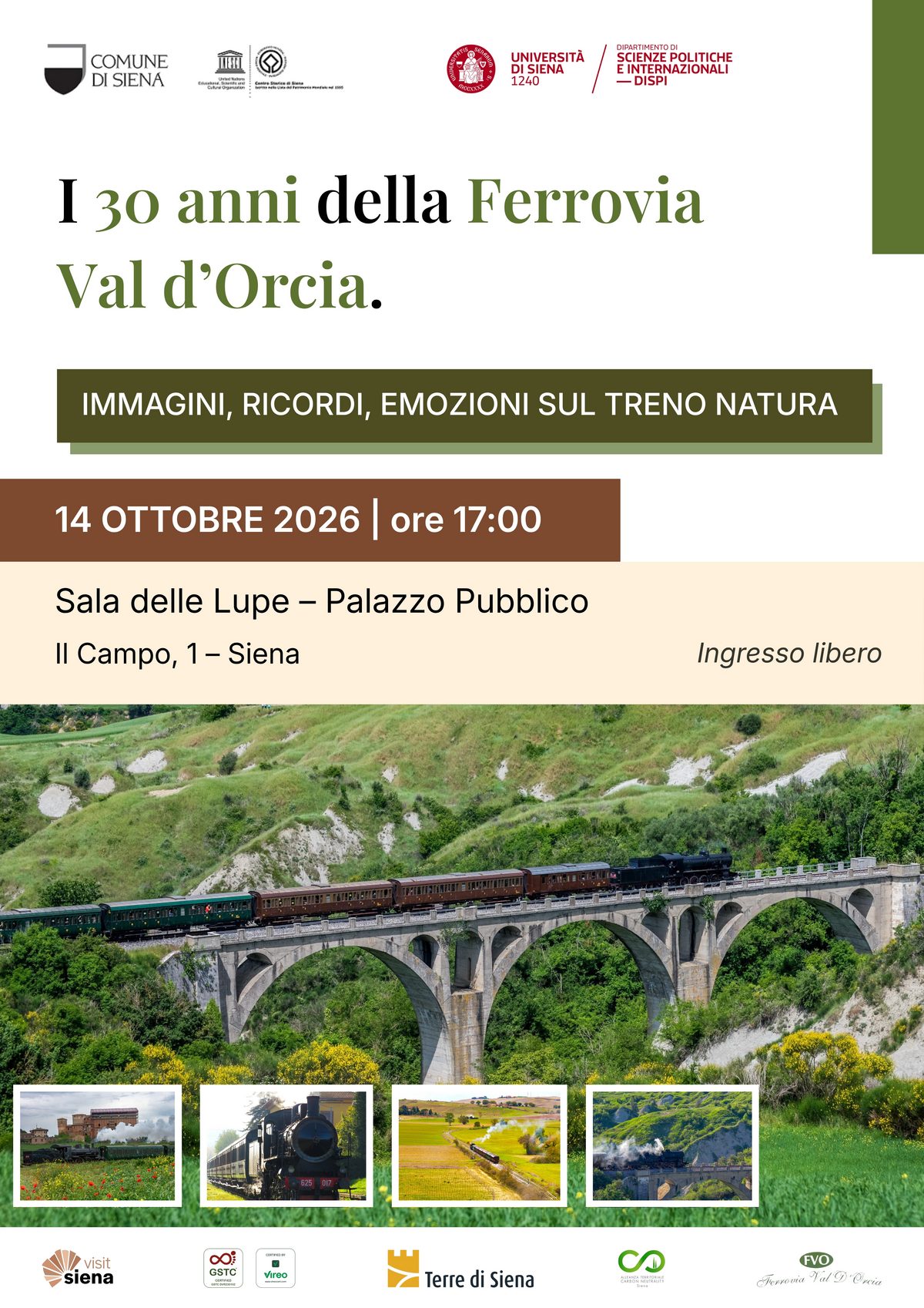 cs ferrovia val d’orcia trent’anni