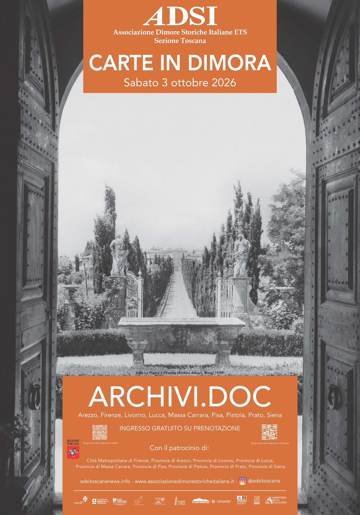 Sabato 3 ottobre aprono gli archivi della contrada della Chiocciola e della Tar…
