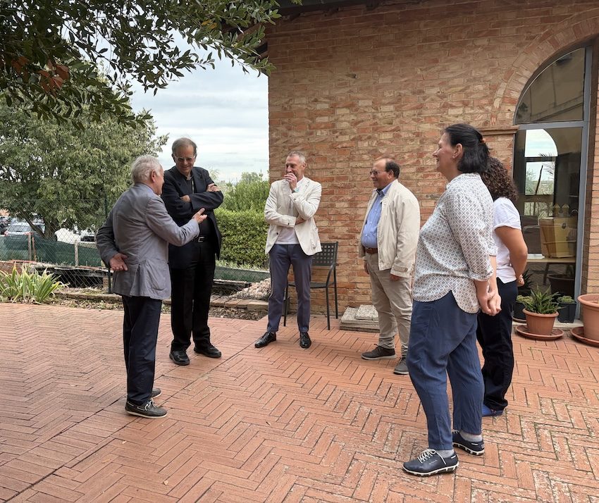 Asp, l’Arcivescovo di Siena in visita alla Caccialupi