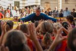 FIPAV Etruria, oltre 200 bambini in Piazza Duomo a Siena con Andrea “Lucky” Lucchetta
